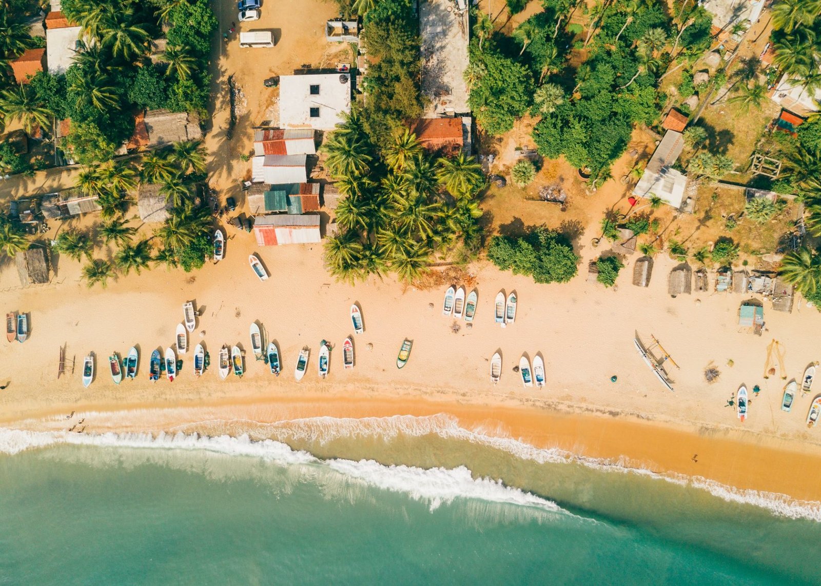 Surf Camp Sri Lanka aerial view